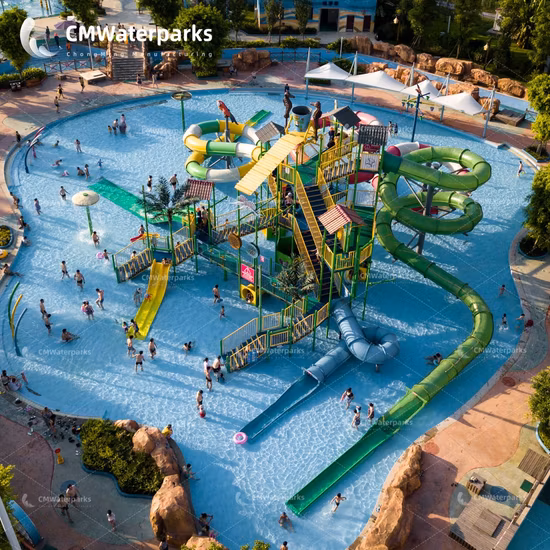 カスタマイズ可能なウォーターパーク グラスファイバーウォータースライド ウォーターハウス ウォーターゲーム