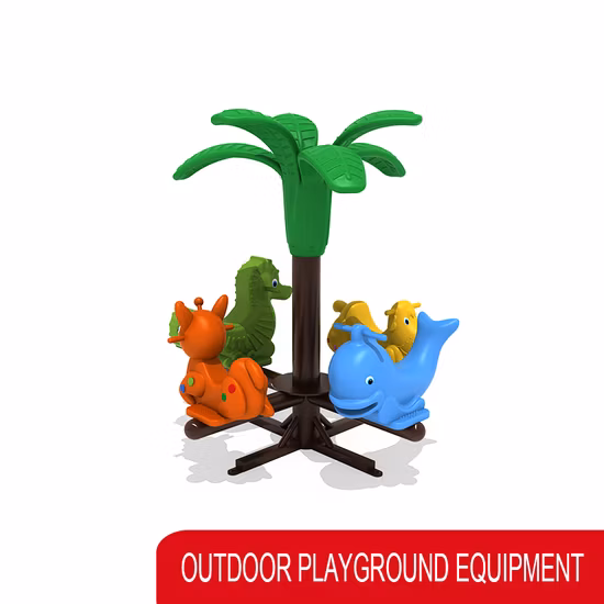 カルーセル子供メリーゴーランドガーデンゲーム非電源屋外機器