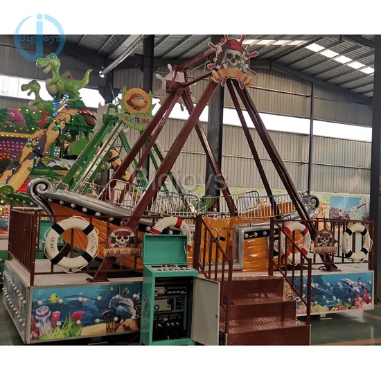 キッズ遊園地海賊テーマの海賊船ボートライド販売中